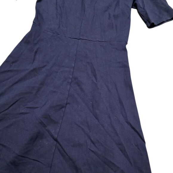 Slate & Willow Navy Blue Mini Skater Dress S - Picture 3 of 7
